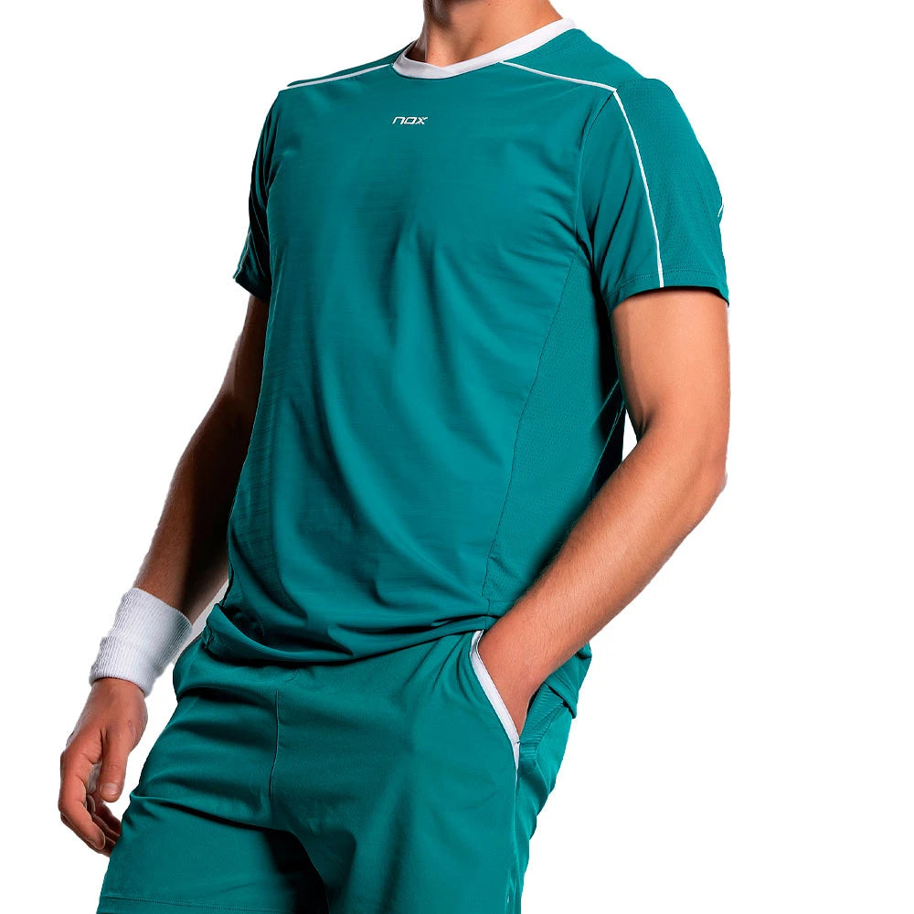 T-shirt de padel Nox Pro Ivy Green