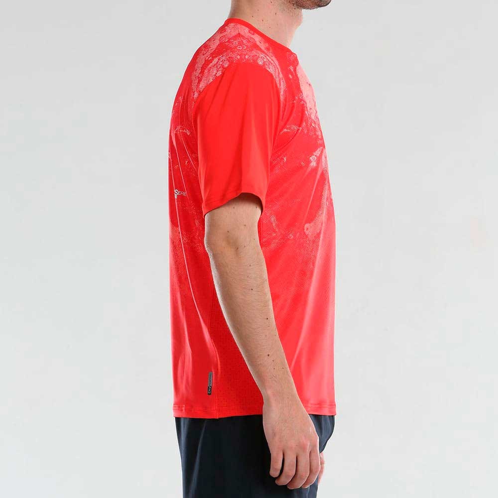 T-shirt de padel Bullpadel Nuco Cerise – vue 4