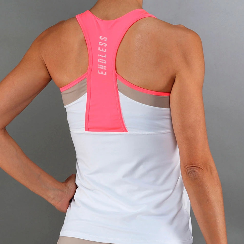 T-shirt de padel Endless Slam White – vue 2
