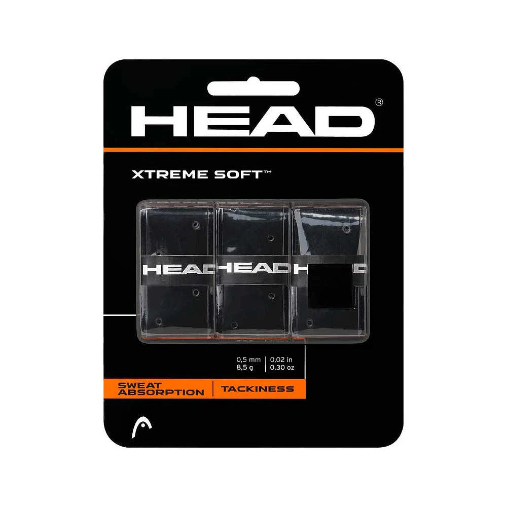 Lot de 3 overgrips Head Xtremesoft Noir