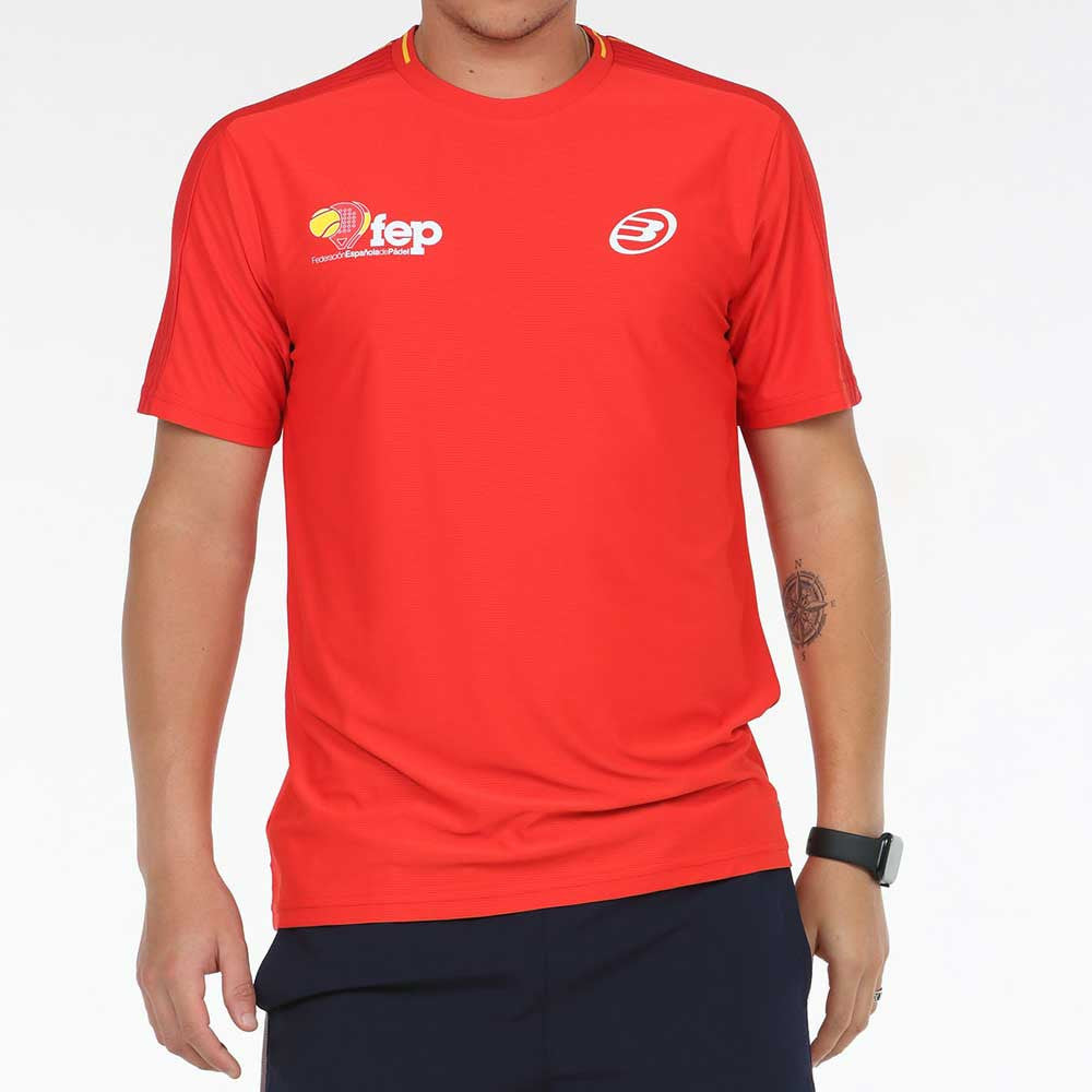 T-shirt de padel Bullpadel Exudo Sélection Espagnole Padel