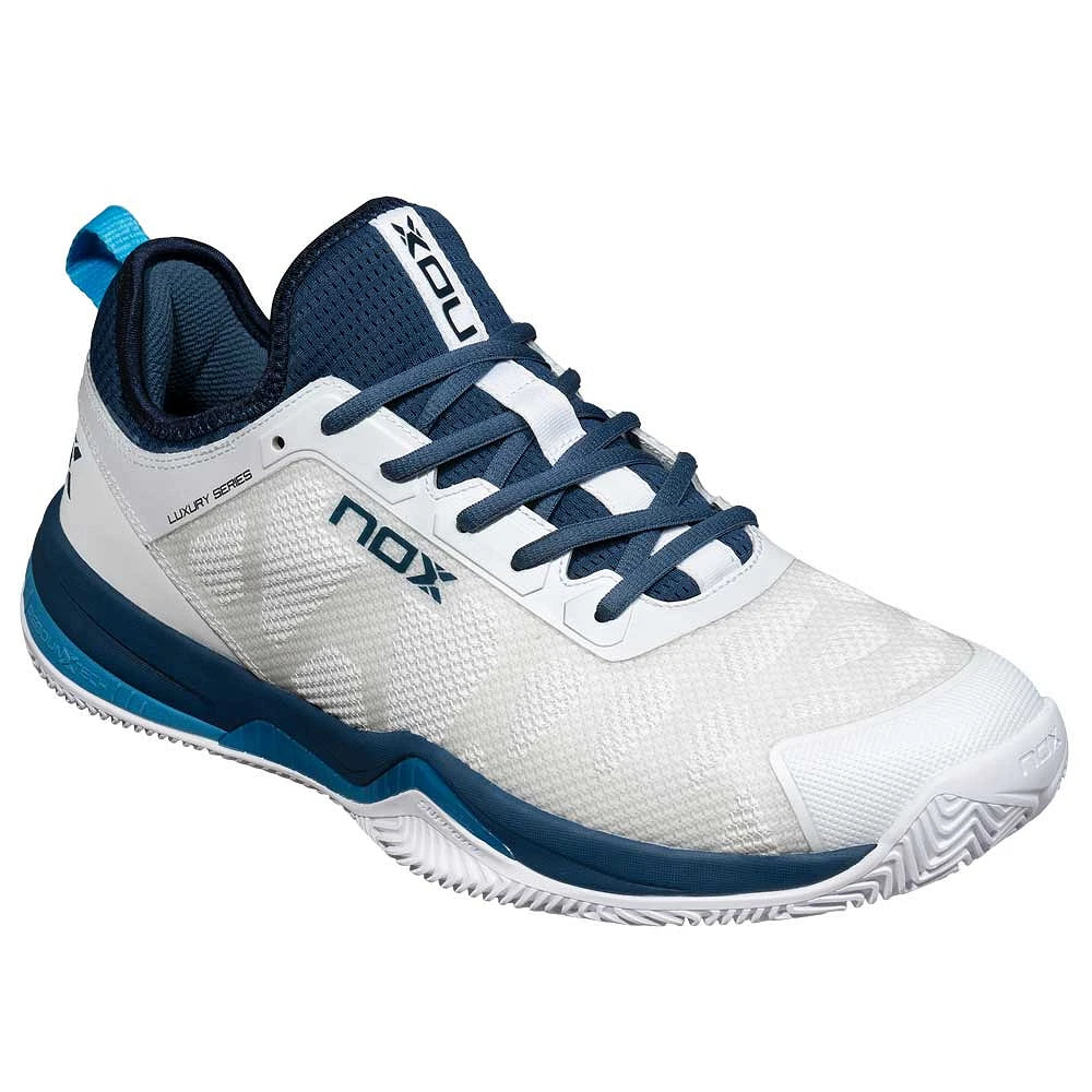 Chaussures de padel Nox Nerbo Blanc/Bleu – vue 4