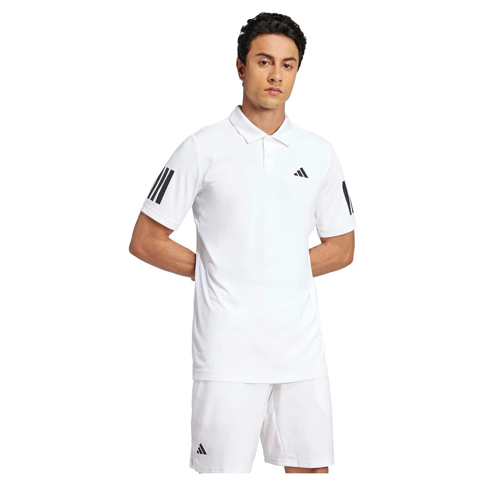 Polo de padel Adidas Club 3STR White 26 – vue 3