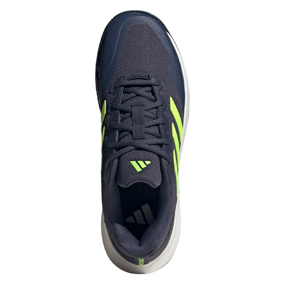 Chaussures de padel Adidas Gamecourt 2 M Blue/Lemon – vue 3