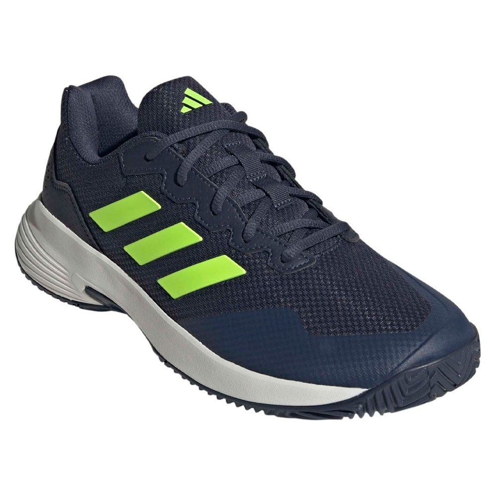 Chaussures de padel Adidas Gamecourt 2 M Blue/Lemon – vue 2