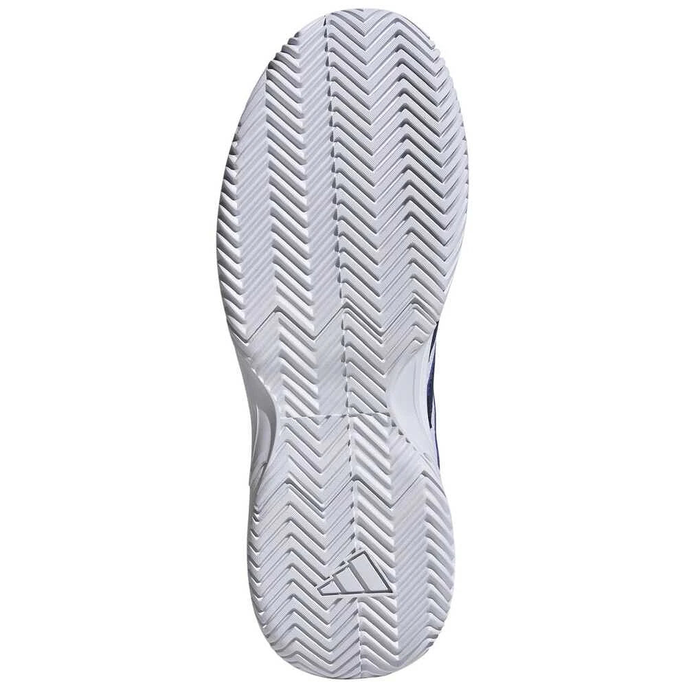 Chaussures de padel Adidas Gamecourt Lite White/Blue – vue 2