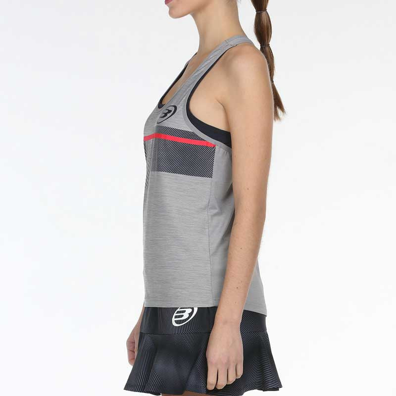 T-shirt de padel Bullpadel Rufran Gris – vue 3