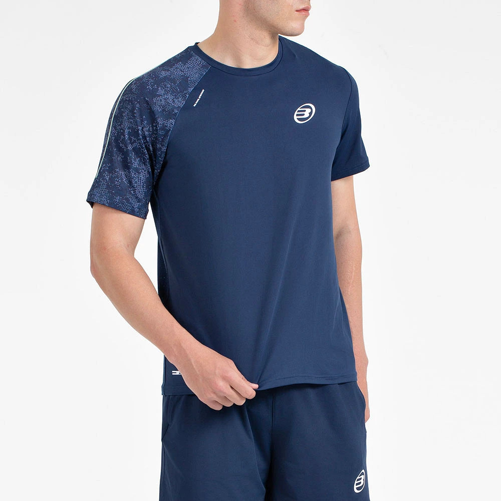 T-shirt de padel Bullpadel Mazaron Bleu – vue 3