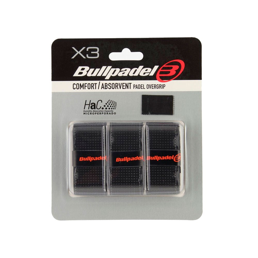 3 overgrips Bullpadel perforés