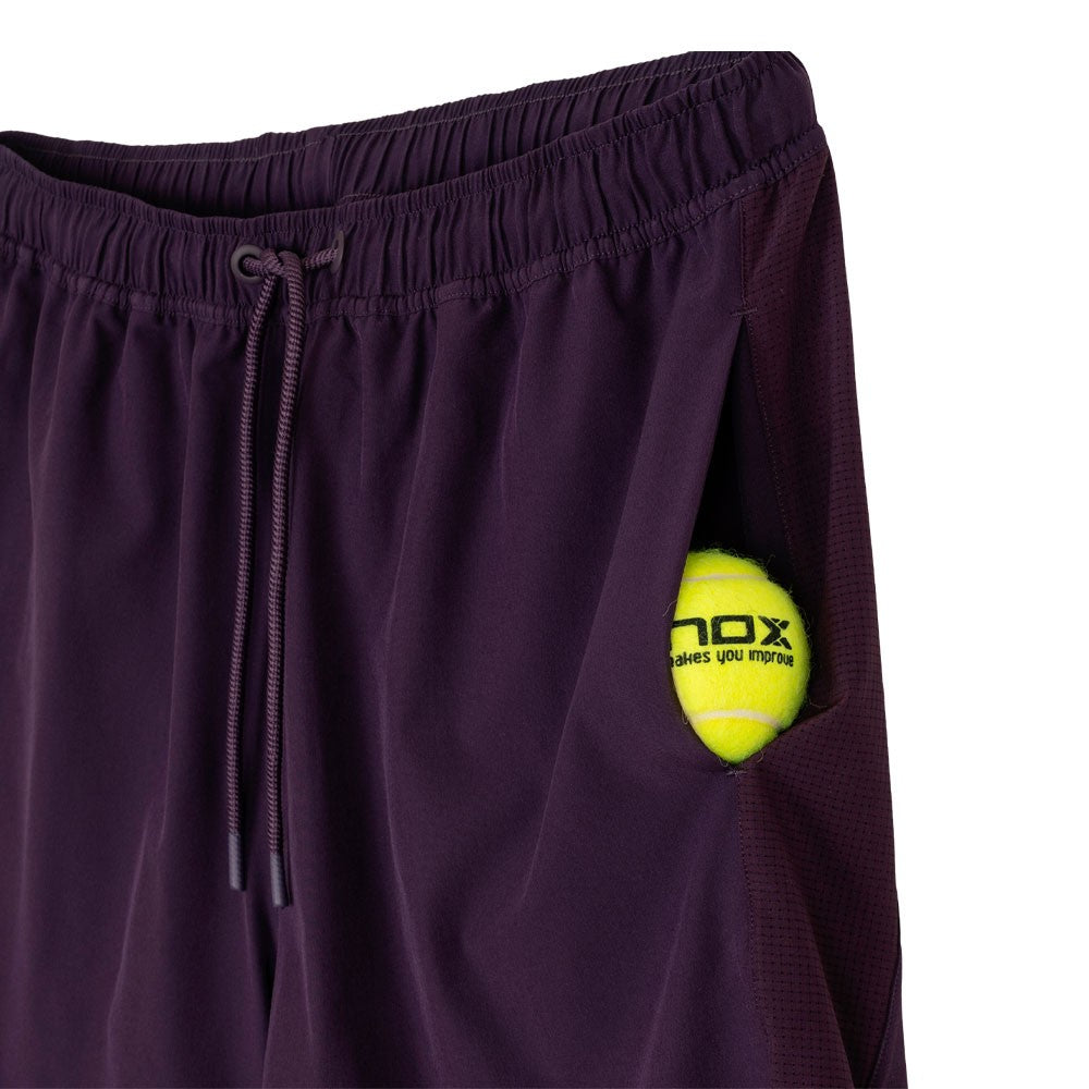 Short de padel Nox Pro Deep Purple – vue 3