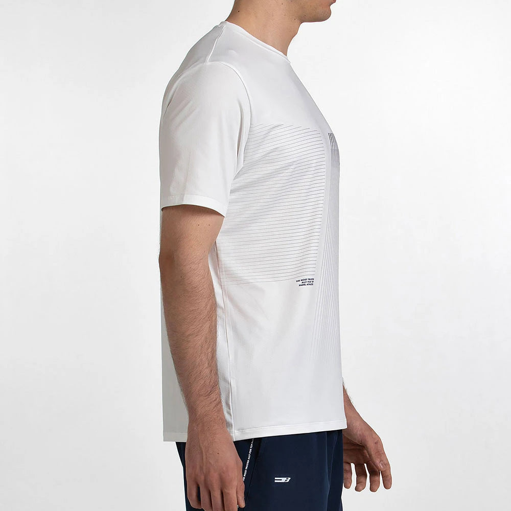 T-shirt de padel Bullpadel Motril Ivoire – vue 3
