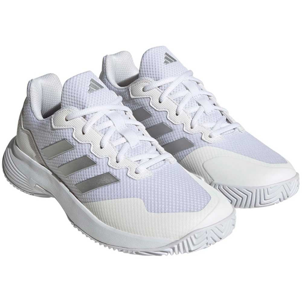Chaussures de padel Adidas Gamecourt 2 W White – vue 2