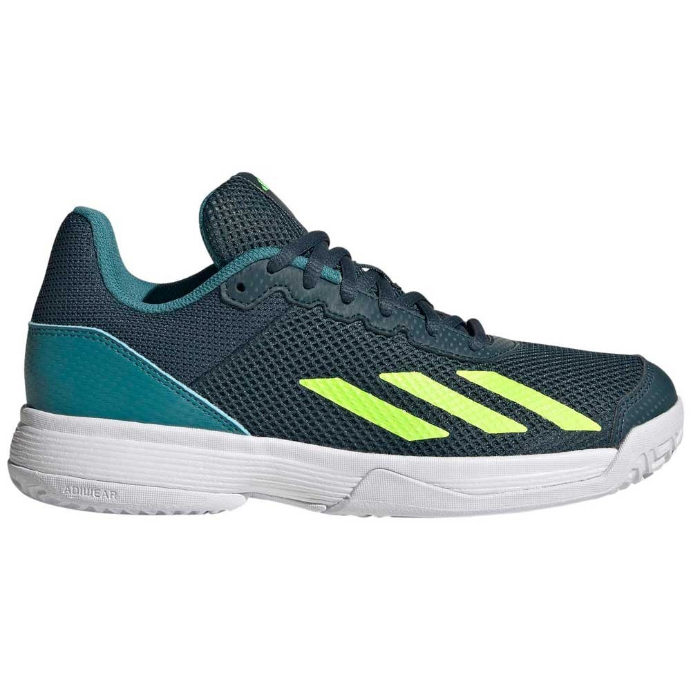Chaussures de padel Adidas Courtflash K Green Junior