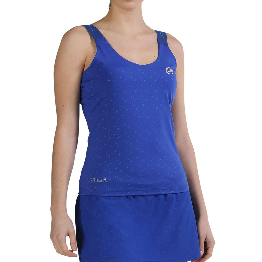 T-shirt de padel Bullpadel Polar Bleu Klein – vue 3