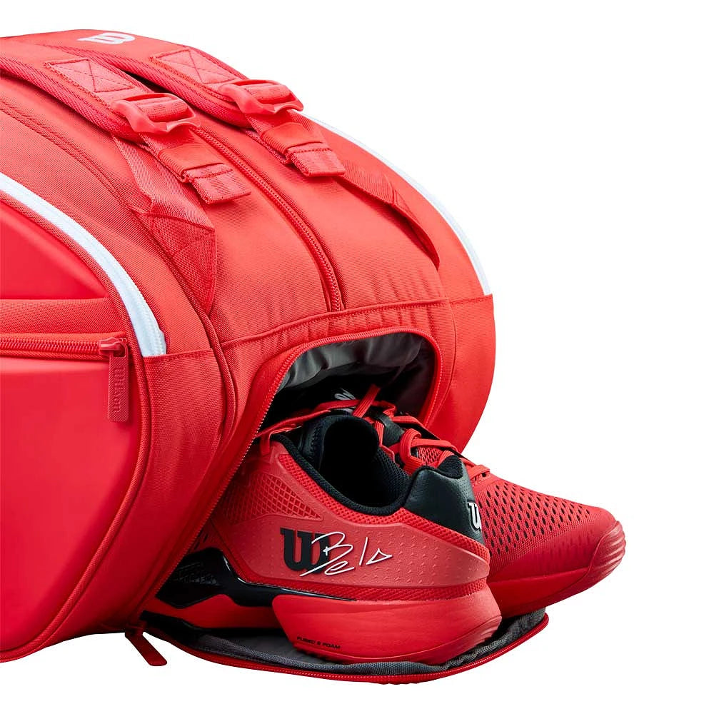 Sac à raquettes Wilson Super Tour Red – vue 3