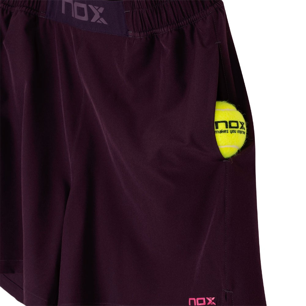 Short de padel Nox Pro Blackberry – vue 3