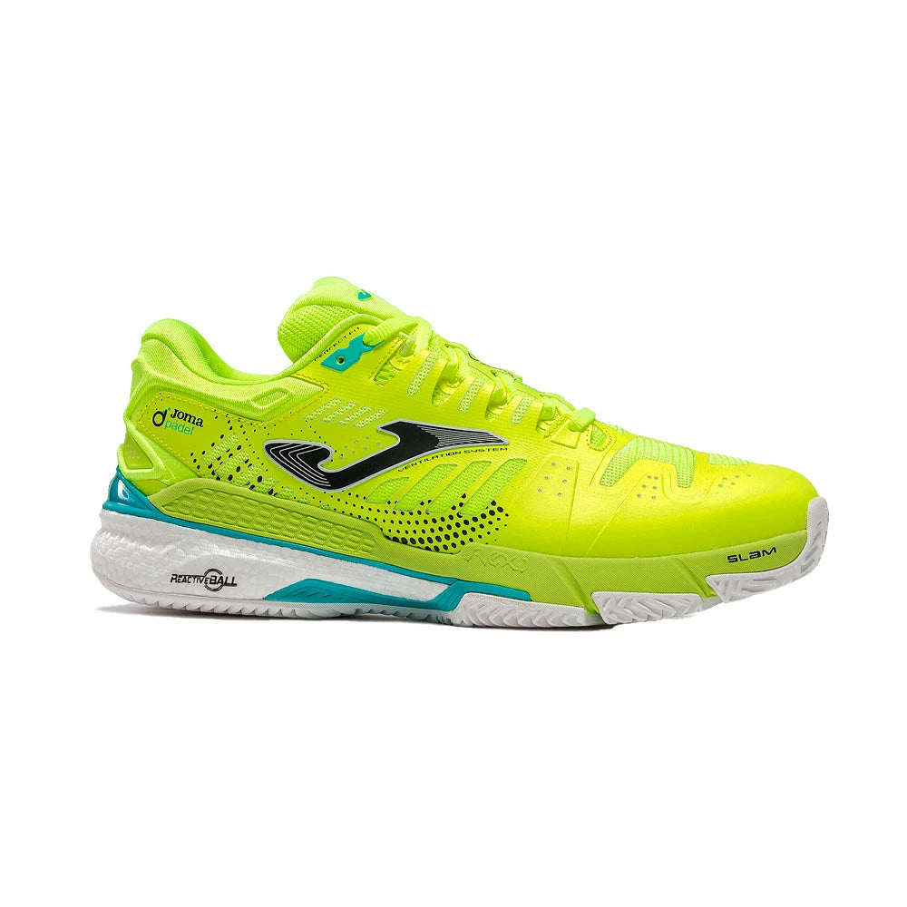 Chaussures de padel Joma Slam Classic 2609 Jaune Fluo