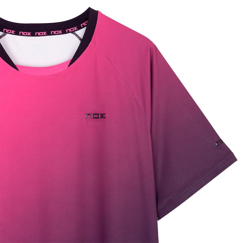 T-shirt de padel Nox Pro Blackberry Dégradé – vue 3