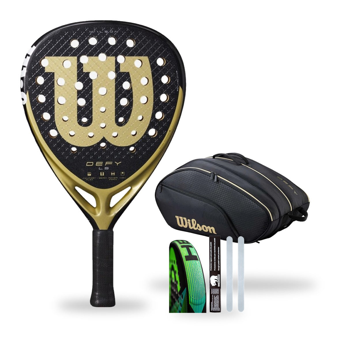 Pack Signature Wilson Defy LS V1 + sac Defy V1 Padel