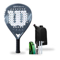 Pack Wilson Optix V2 Power Blue + sac Bela Padel Black