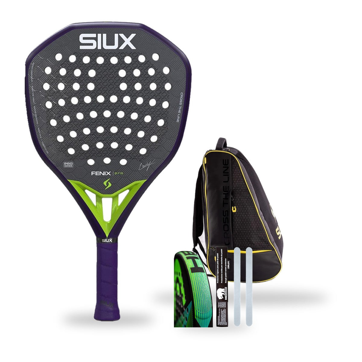 Pack Siux Fenix Pro Glow Purple 2026 + sac Trail Noir