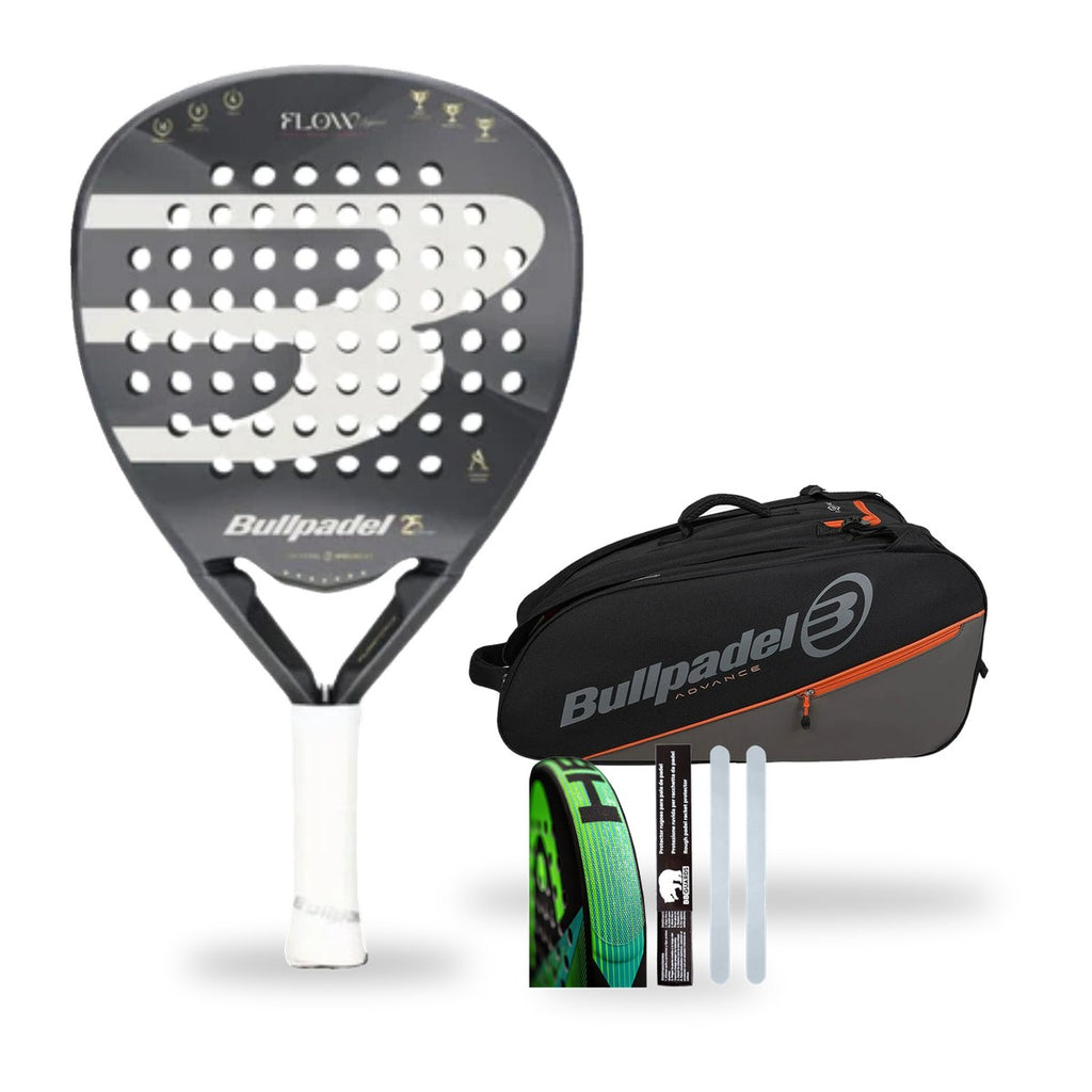Pack Bullpadel Flow Legend 2026 + sac BPP26014 Advance Noir/Orange