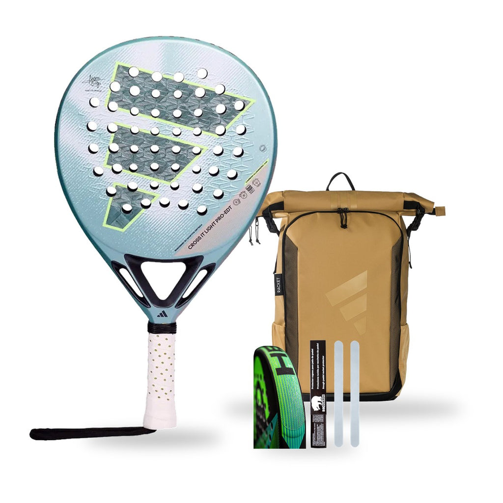 Pack Adidas Cross It Light Pro EDT 2026 + sac Multigame 3.4