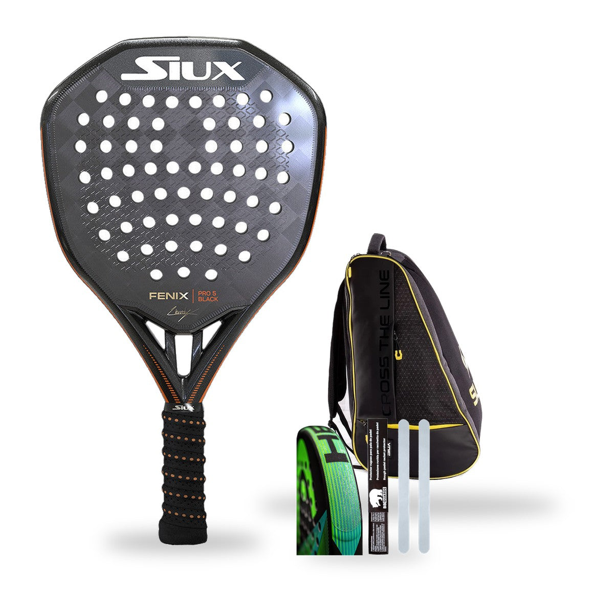Pack Siux Fenix Pro 5 Black Edition + sac Trail Noir