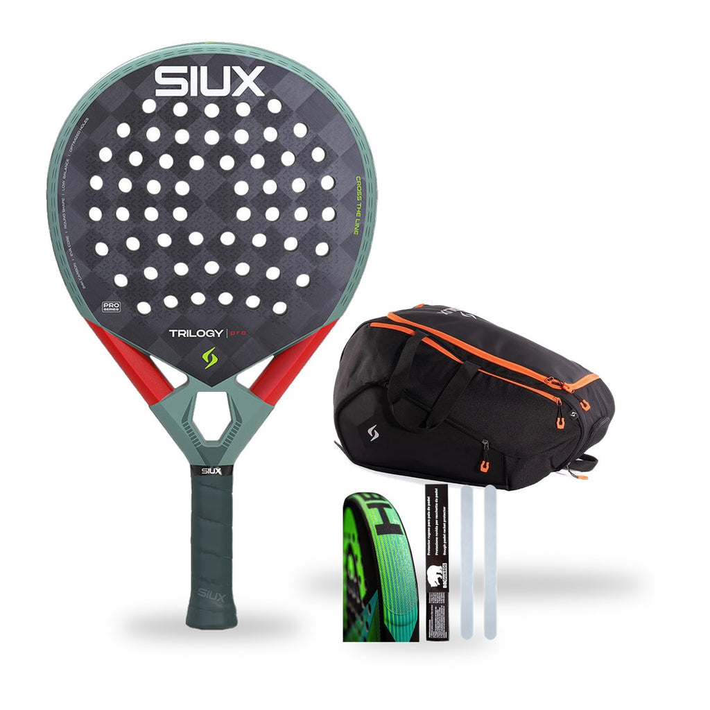 Pack Siux Trilogy Pro Ash Green 2026 + sac Tour Noir