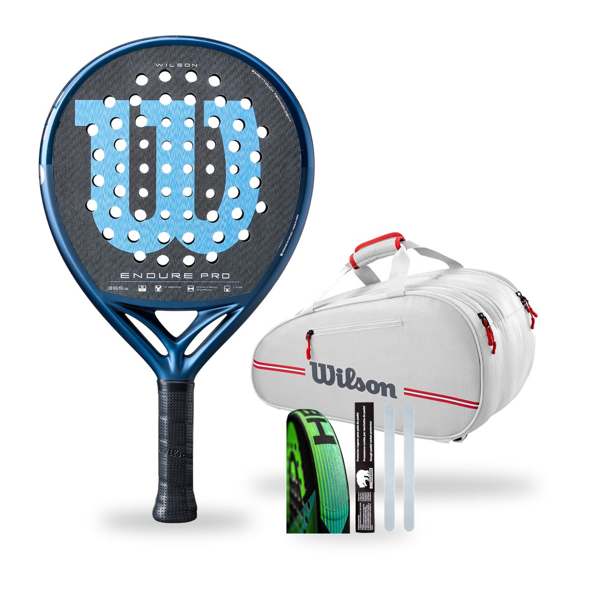 Pack Wilson Endure Pro V1 + sac Team Off White