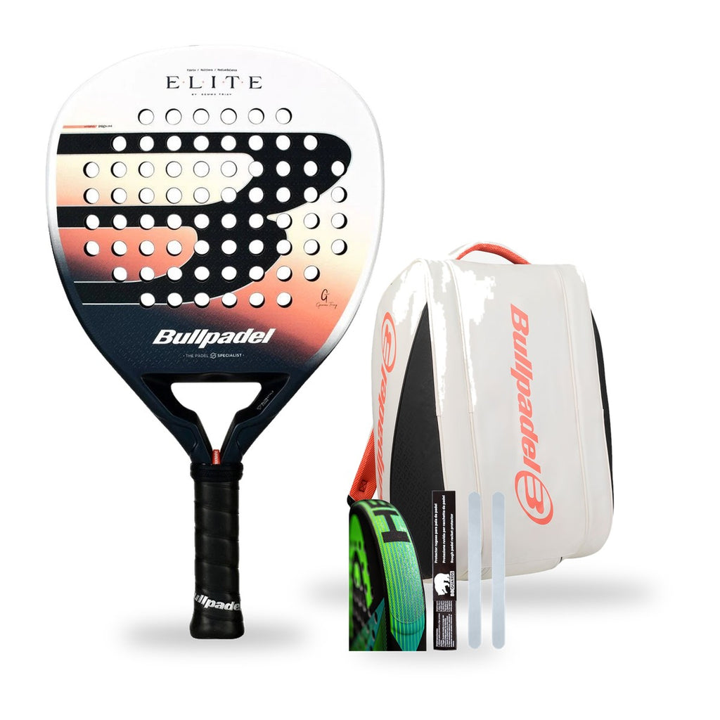 Pack Signature Bullpadel Elite W 2026 + sac Elite BPP26019 Blanc