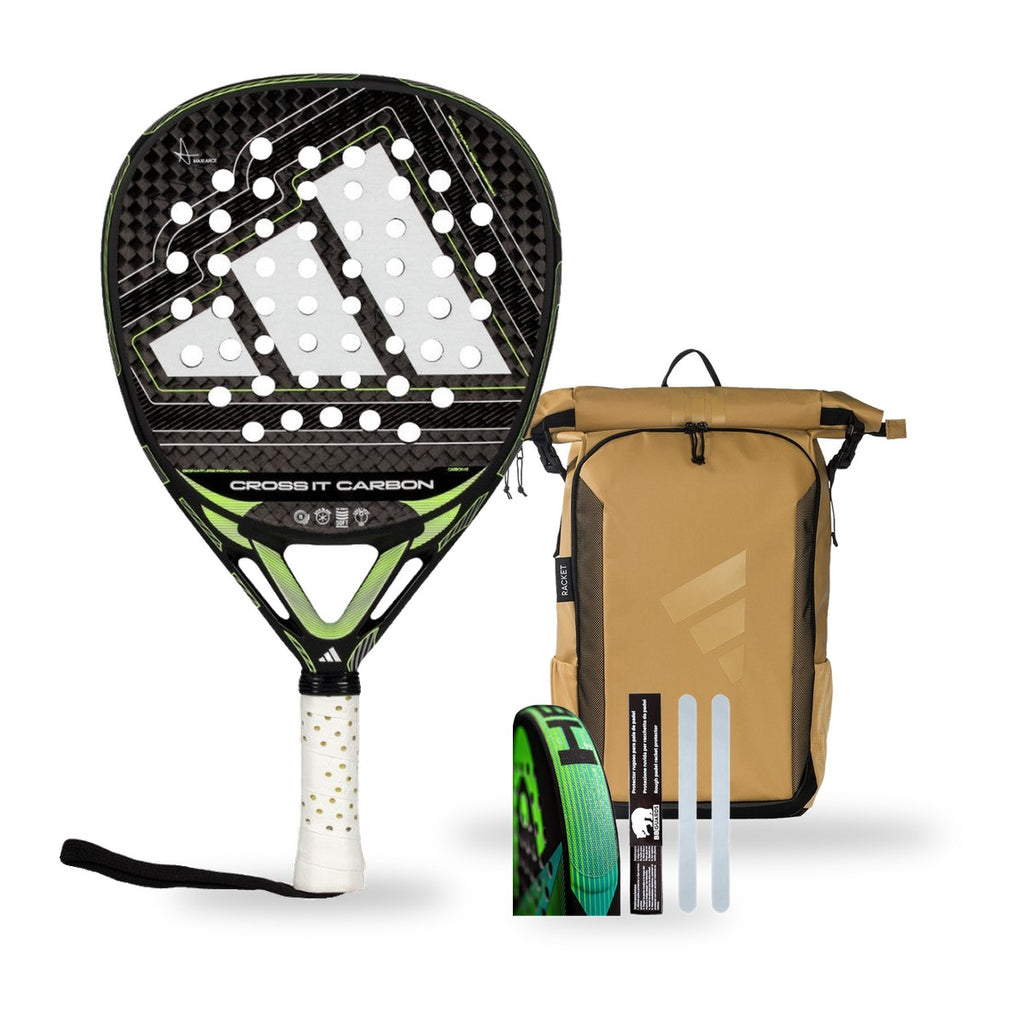Pack Adidas Cross It Carbon 2026 + sac Multigame 3.4