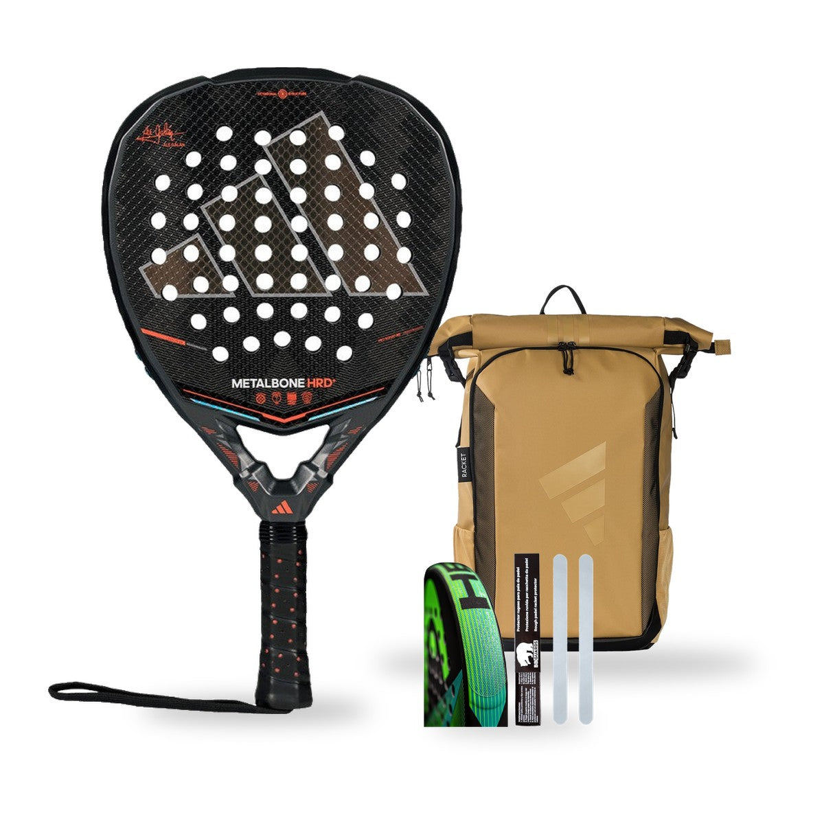 Pack Adidas Metalbone HRD+ 2026 + sac Multigame 3.4