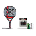 Pack Débutant Nox X-Hero Red 2026 : raquette + 3 grips + protège-cadre