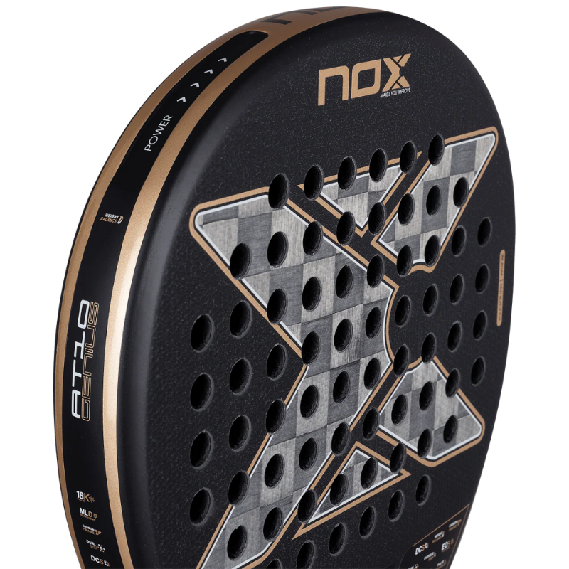 Raquette de padel Nox AT10 Luxury Genius 18K Alum 2026 – vue 3