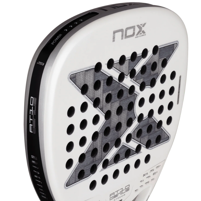 Raquette de padel Nox AT10 Luxury Genius Attack 12K Alum Xtrem 2026 – vue 3