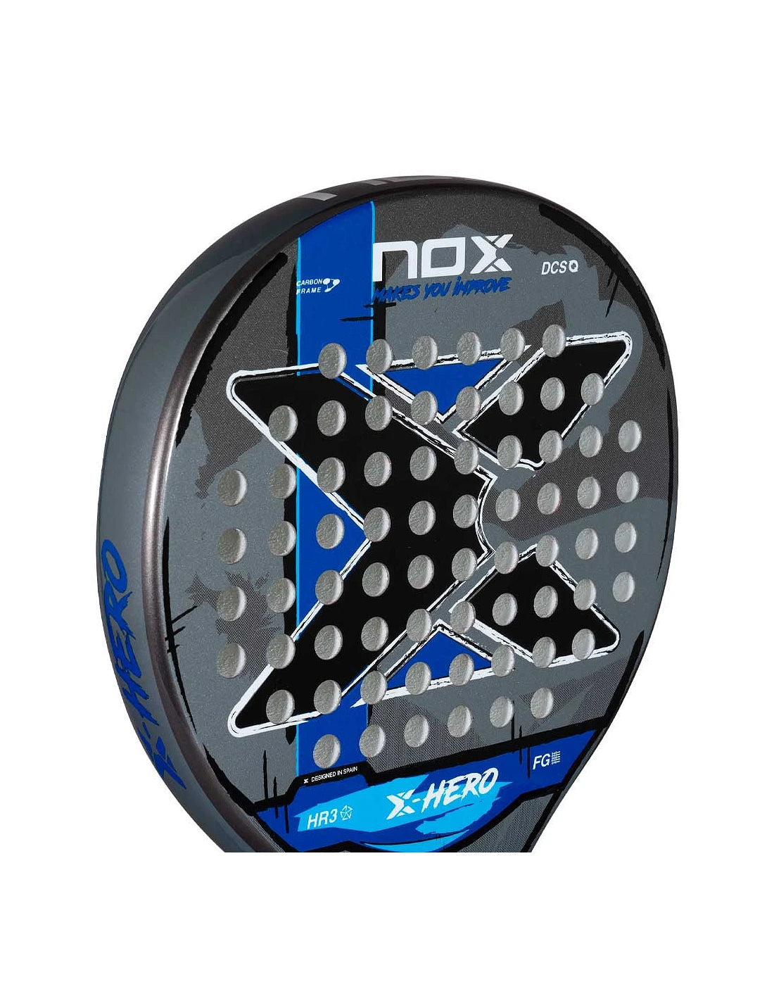 Raquette de padel Nox X-Hero Blue 2026 – vue 3
