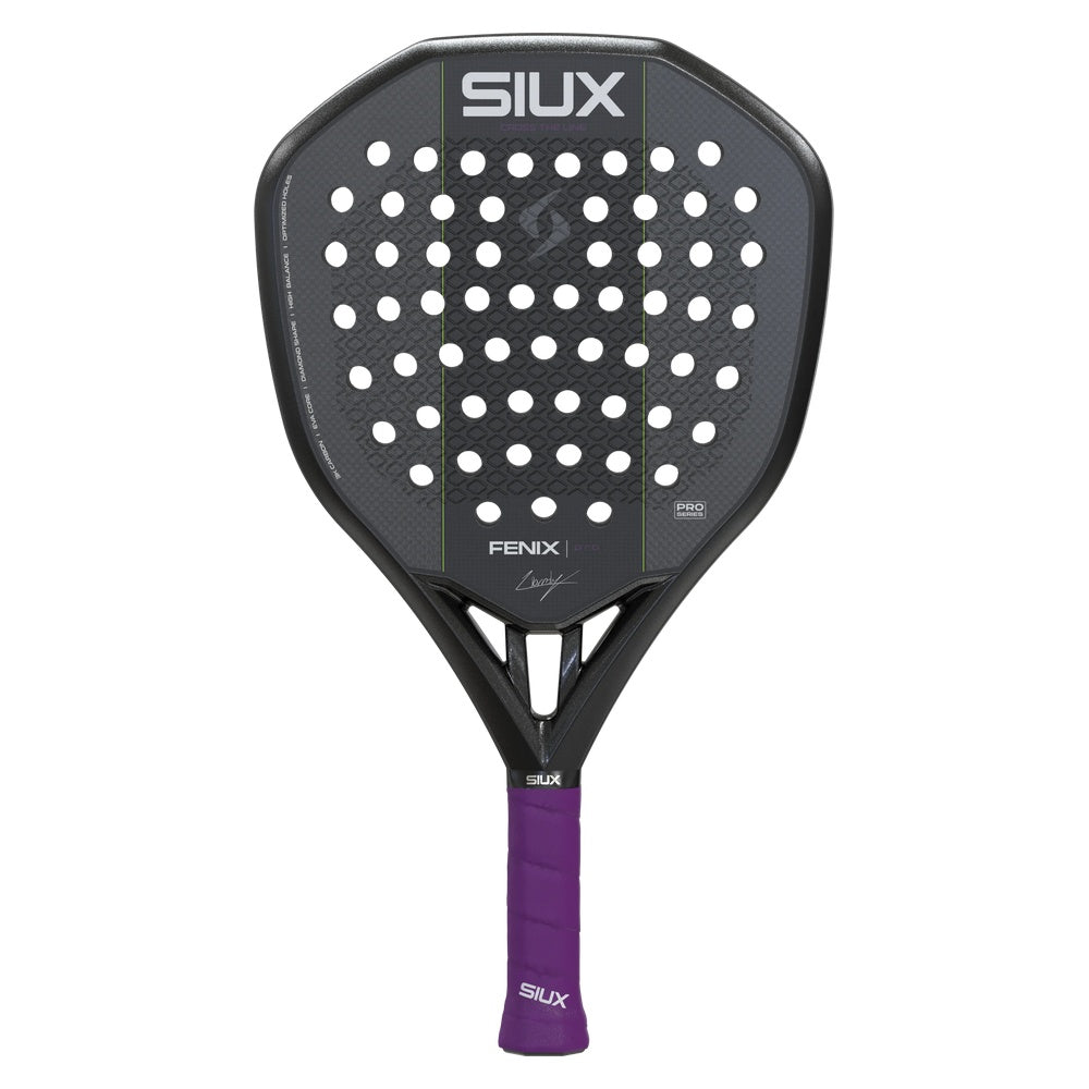 Raquette de padel Siux Fenix Pro Black Leo Augsburger 2027