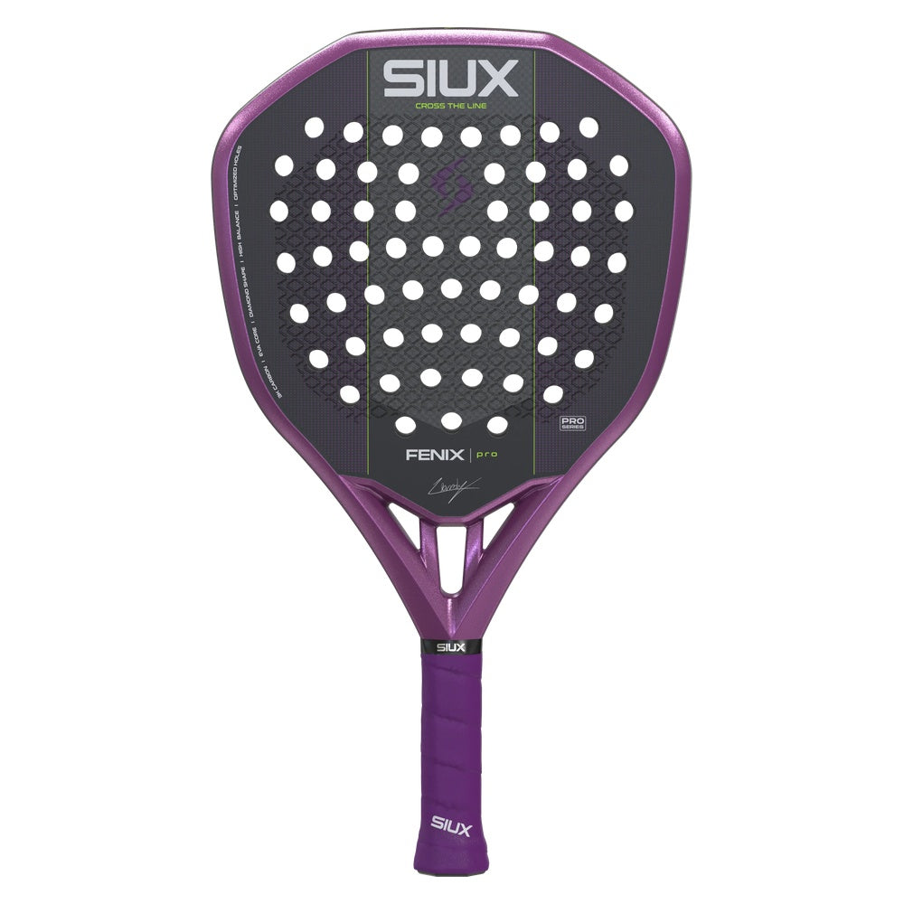Raquette de padel Siux Fenix Pro Purple Leo Augsburger 2027