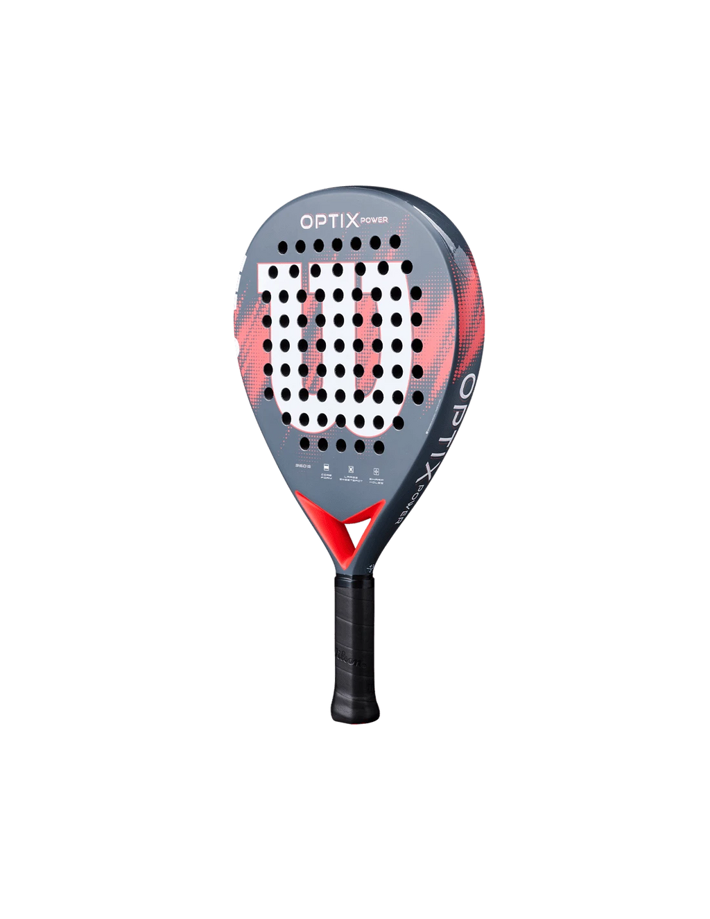 Raquette de padel Wilson Optix V2 Power Red – vue 2